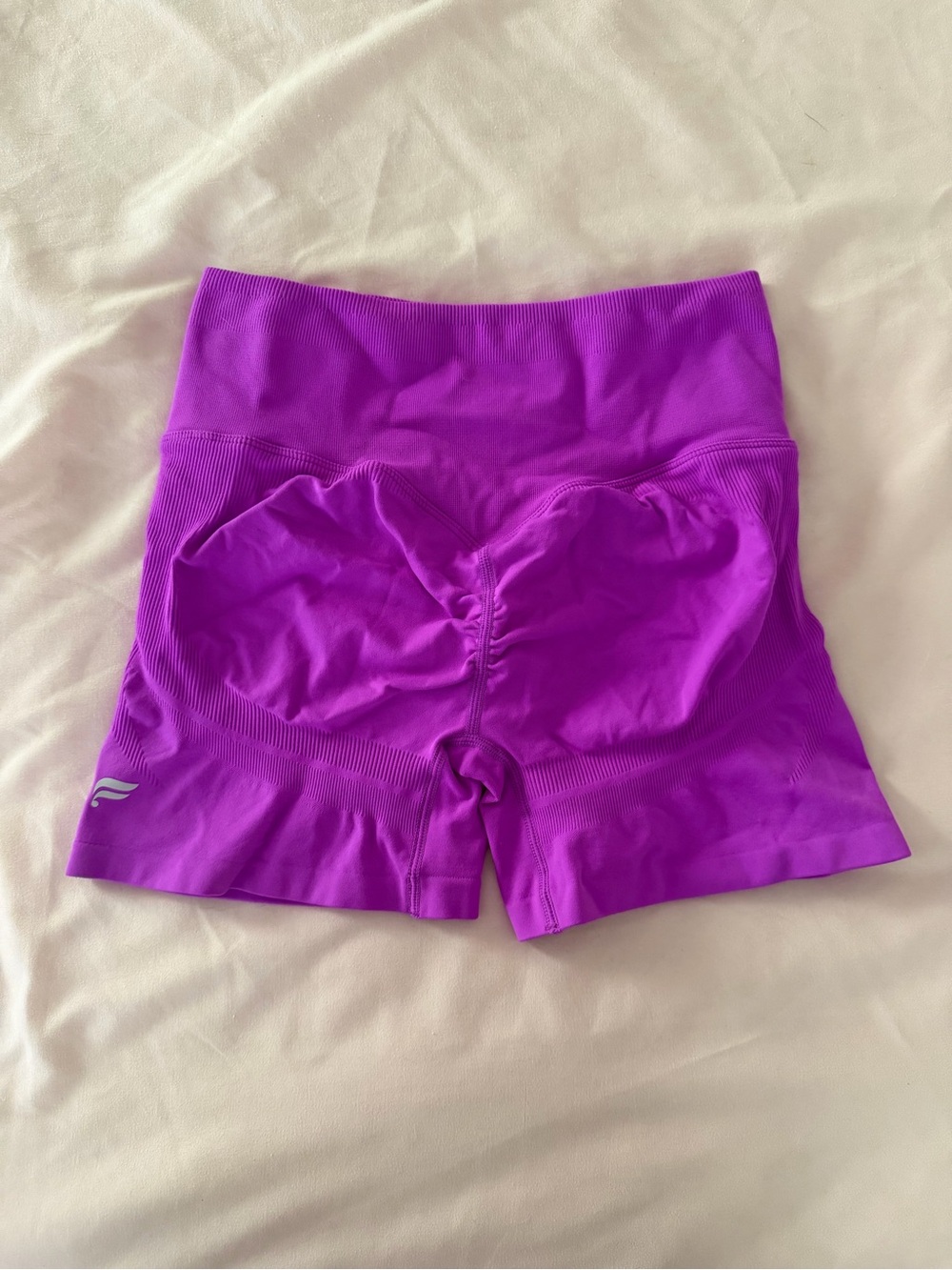 Women’s High-Waist Purple Shorts